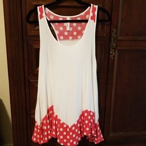🐞Cute as a bug ~ polka dot tank🐞